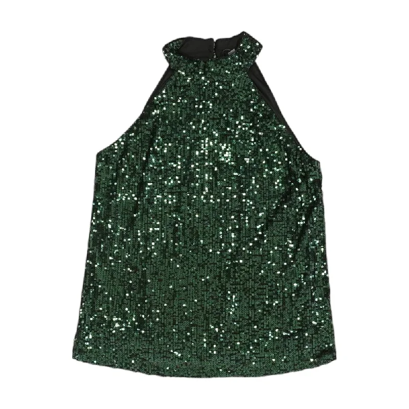 Green Solid Tank essential tank top