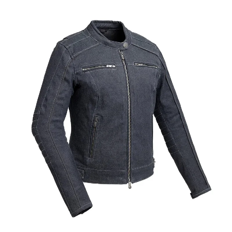Jada - Women's Thunder Denim Jacket Knit Fabric Woven Fabric Fleece Fabric