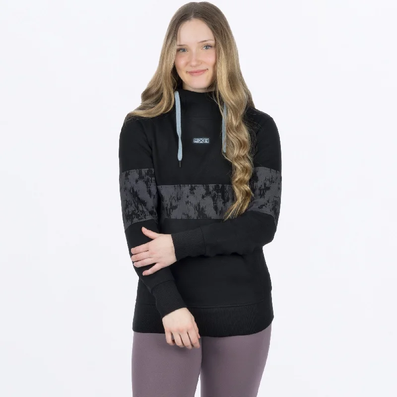Women's Stripe Pullover Hoodie Bolero Style Sweater