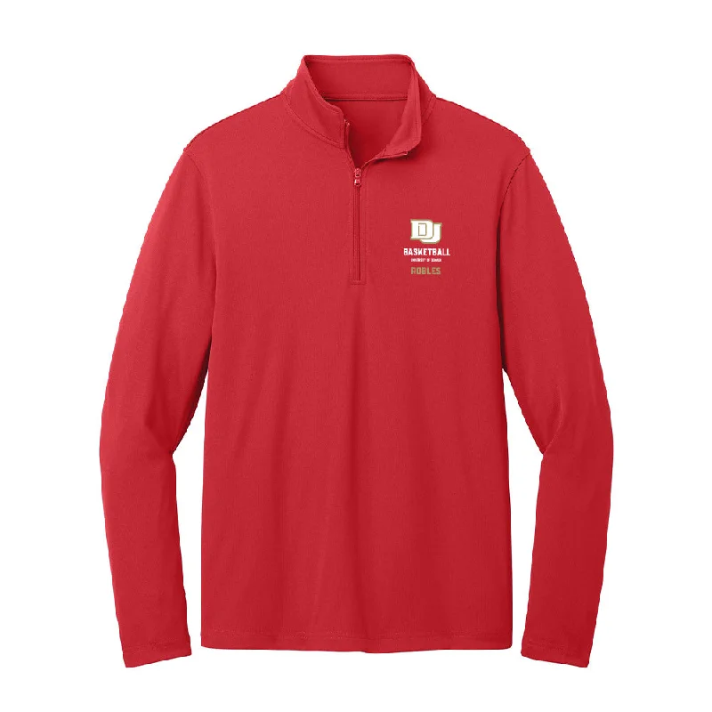 DU - NCAA Women's Basketball : Angelina Robles - Lightweight Quarter Zip Jacket