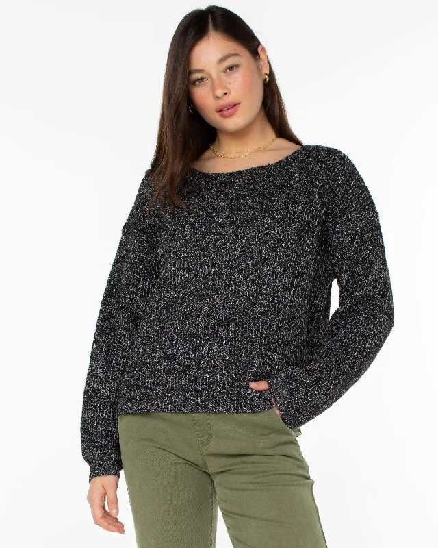 Bombay Sweater - Phantom Chenille Blend Fleece Blend Nylon Blend