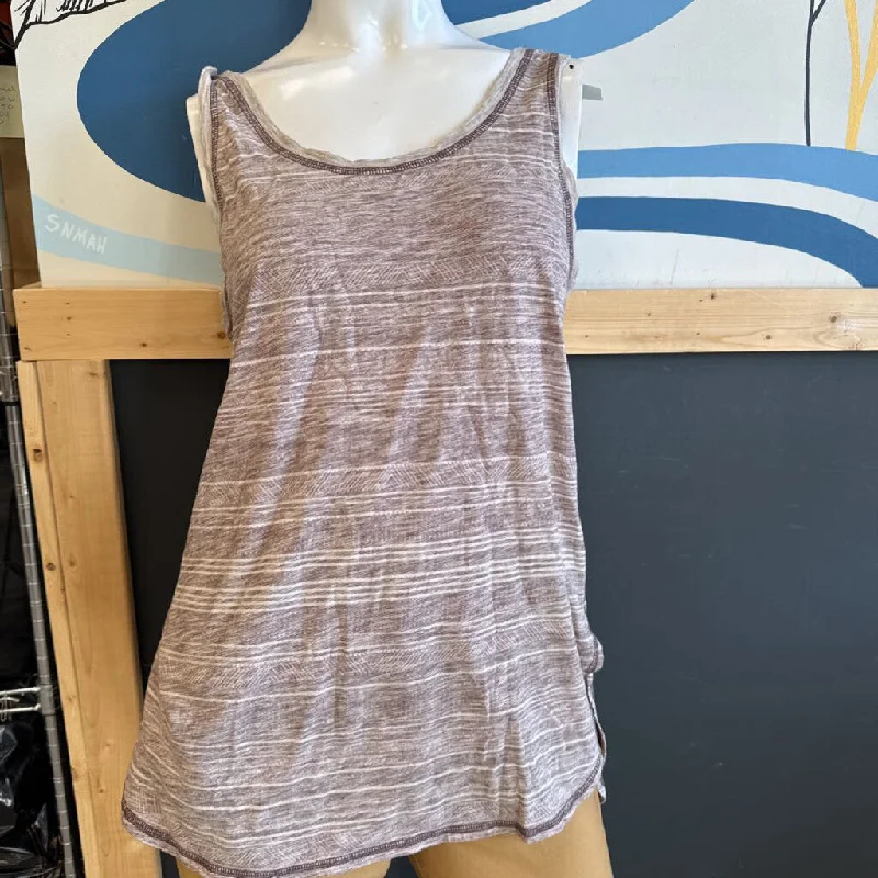Prana - Women's Tank Top - MSRP$39: Brown-women-LG long tank top