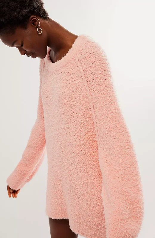 Free People - Teddy Sweater Tunic Print Jacquard Patchwork