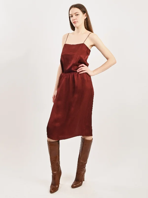 Port Wine The Slip Skirt