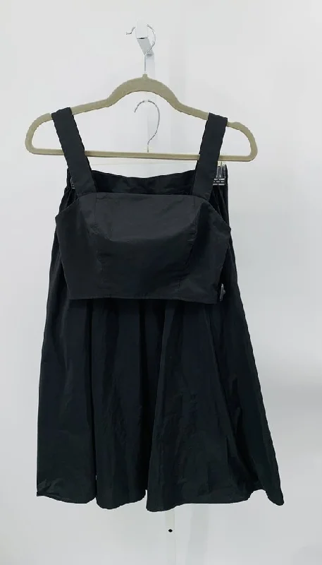 Lavender Brown Skirt Set Black XS belted skirt waist