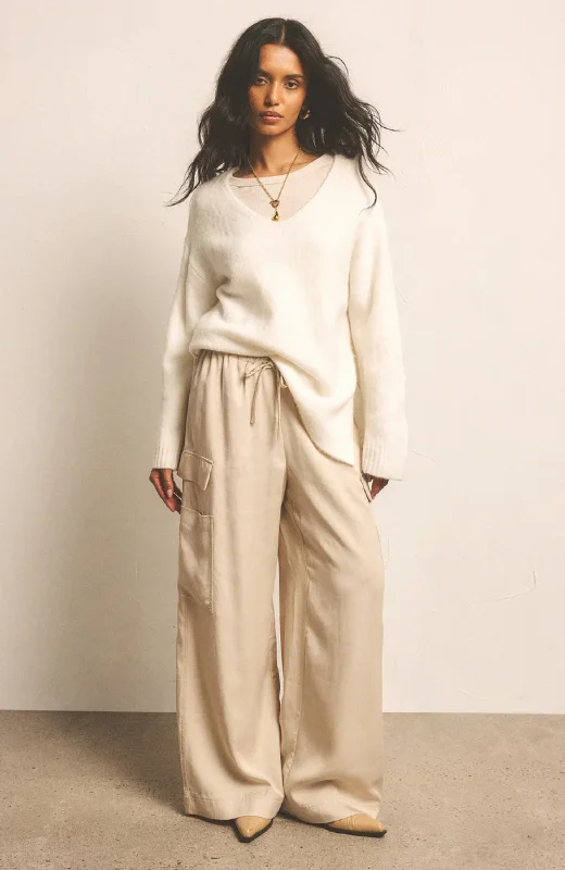 Z Supply - Modern V-neck Sweater Elegant Classic Vintage
