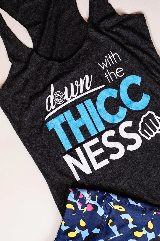 Down with the Thiccness Tank workout tank top