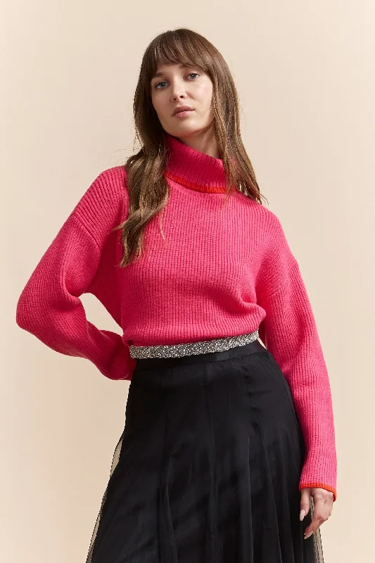 Mock neck sweater Fleece Fabric Down Fabric Feather Fabric