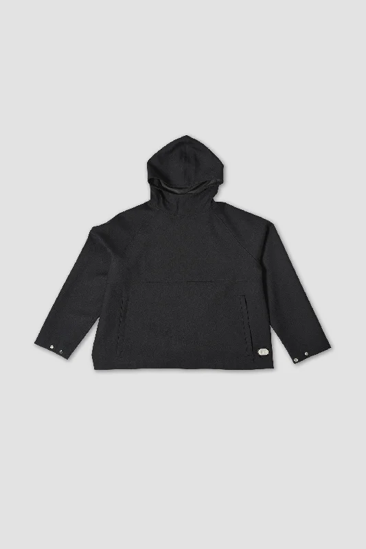 Merino Claxon Hooded Sweater Boxy Sweater Fitted Sweater A-Line