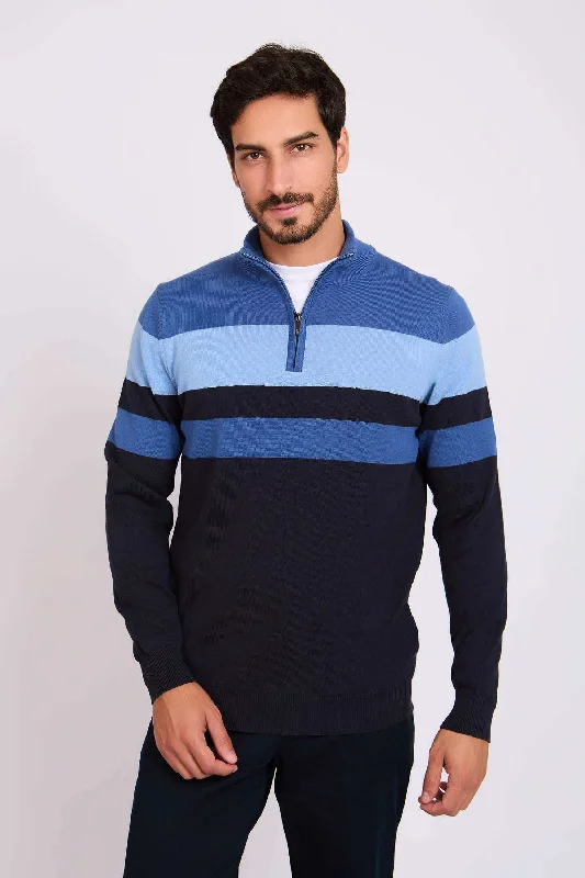 Men Regular Fit Pullover - Printed Multicolor Ruffle Sleeve Feminine