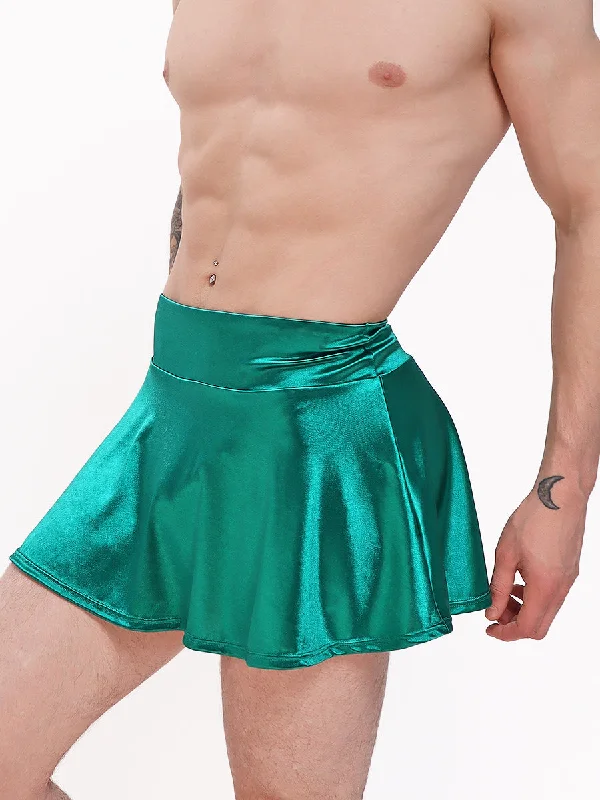 Satin Mini Skirt chiffon skirt airy
