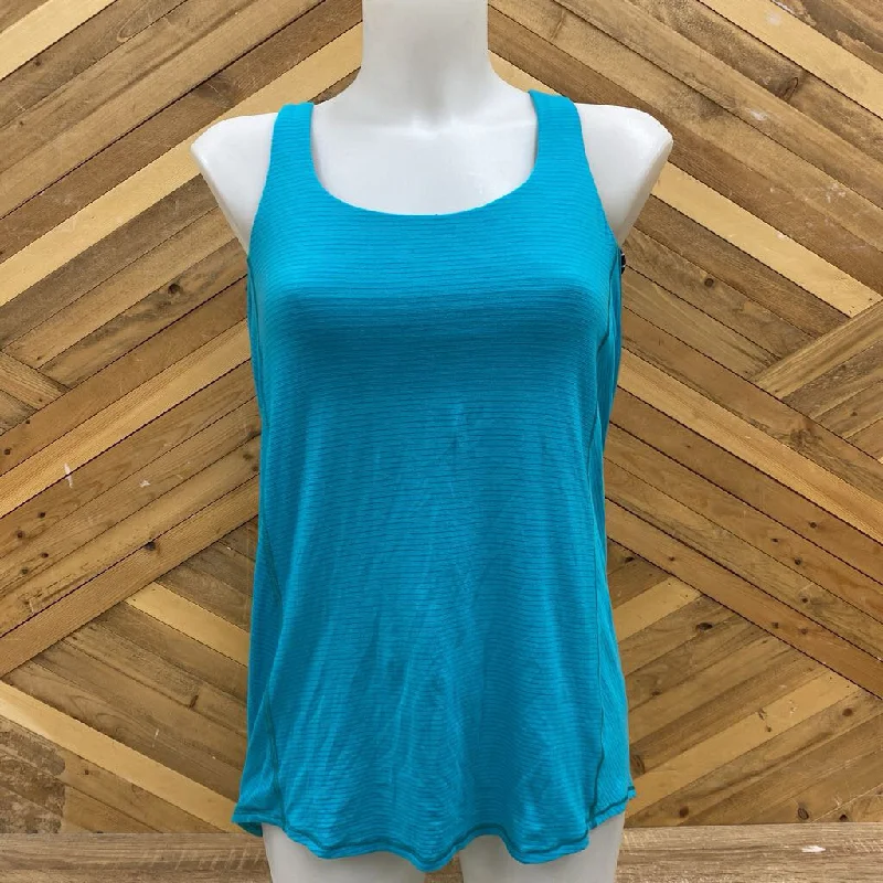 Lululemon - Sports bra Tank top : Blue-women-LG fitness tank top