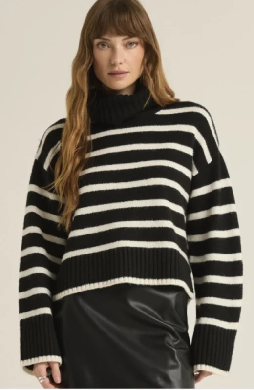 Z Supply - Josephine Stripe Sweater Modern Contemporary Chic