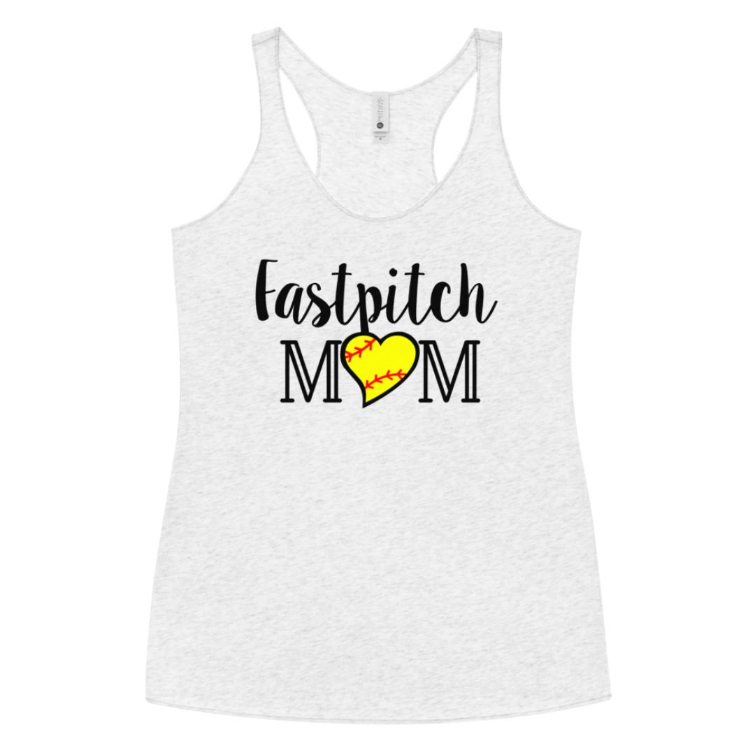 Fastpitch Women's Racerback Tank solid color tank