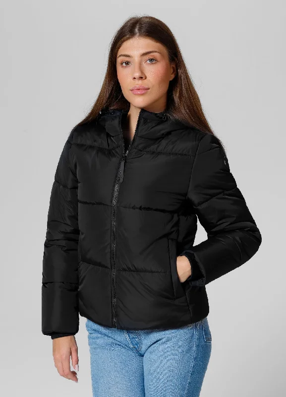 Women's winter hooded jacket Vista Faux Fur Fabric Real Fur Fabric Shearling Fabric