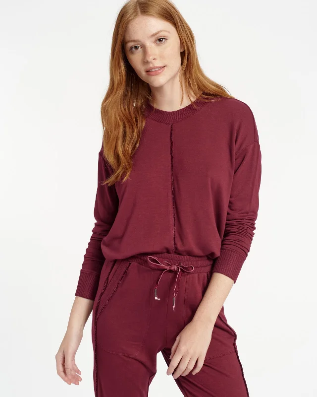 Supersoft Cloudberry Crew Neck Pullover V-Neck Stylish Pullover