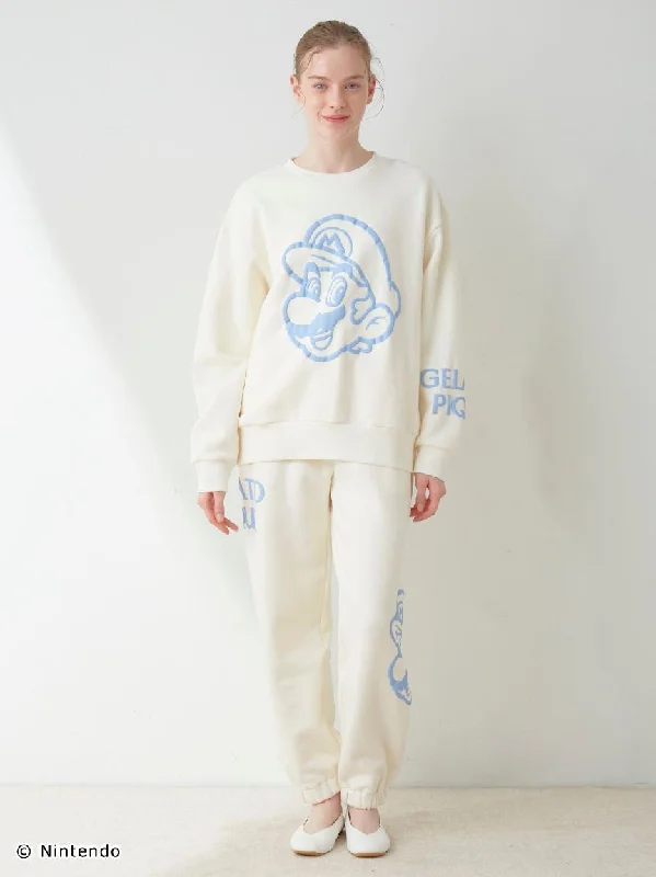 SUPER MARIO™️ UNISEX Fleece Pullover & Long Pants SET Wrist Length Sleeve