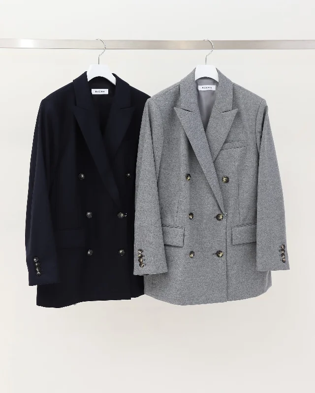CASHMERE FLANO JACKET Herringbone Jacket Houndstooth Jacket Plaid Jacket