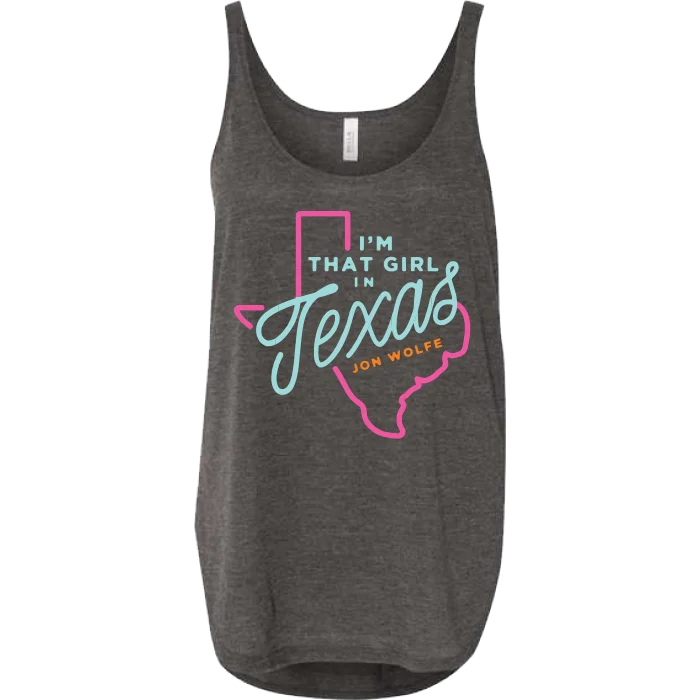 I'm That Girl in Texas Tank scoop neck tank