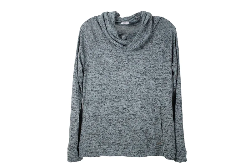 Hello Mello Carefree Threads Blue Knit Soft Sweater | M Ribbed Striped Patterned