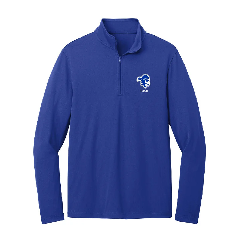Seton Hall - NCAA Women's Basketball : Gabrielle Turco - Lightweight Quarter Zip Jacket