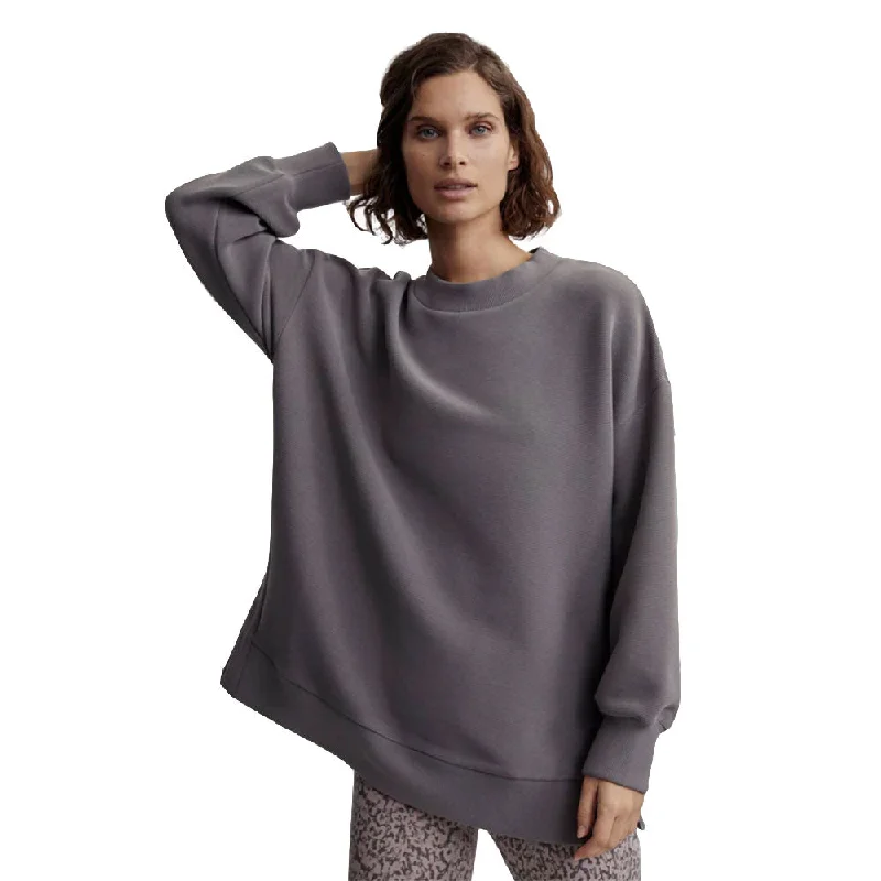 Varley Mae Boyfriend Womens Pullover Square Neck Pullover
