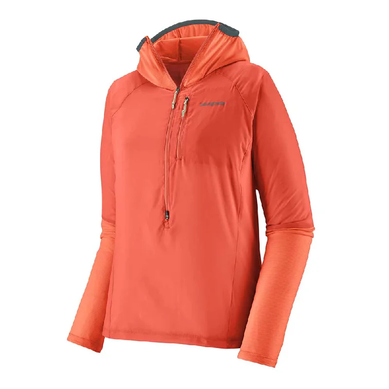Women's Airshed Pro Pullover - Coho Coral Open Neck Pullover