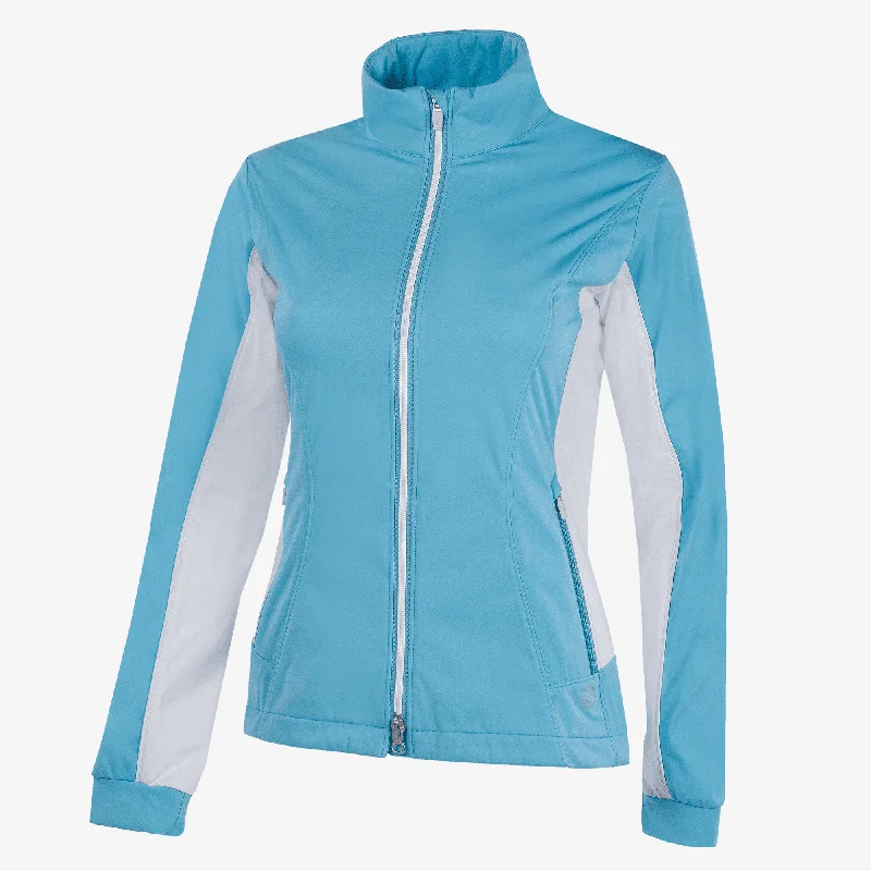 Larissa - Windproof and water repellent golf jacket Bomber Jacket Anorak Windbreaker