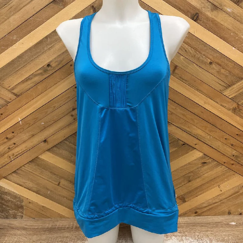 Adidas - Women's Tank Top - MSRP $30: Blue-women- soft tank top
