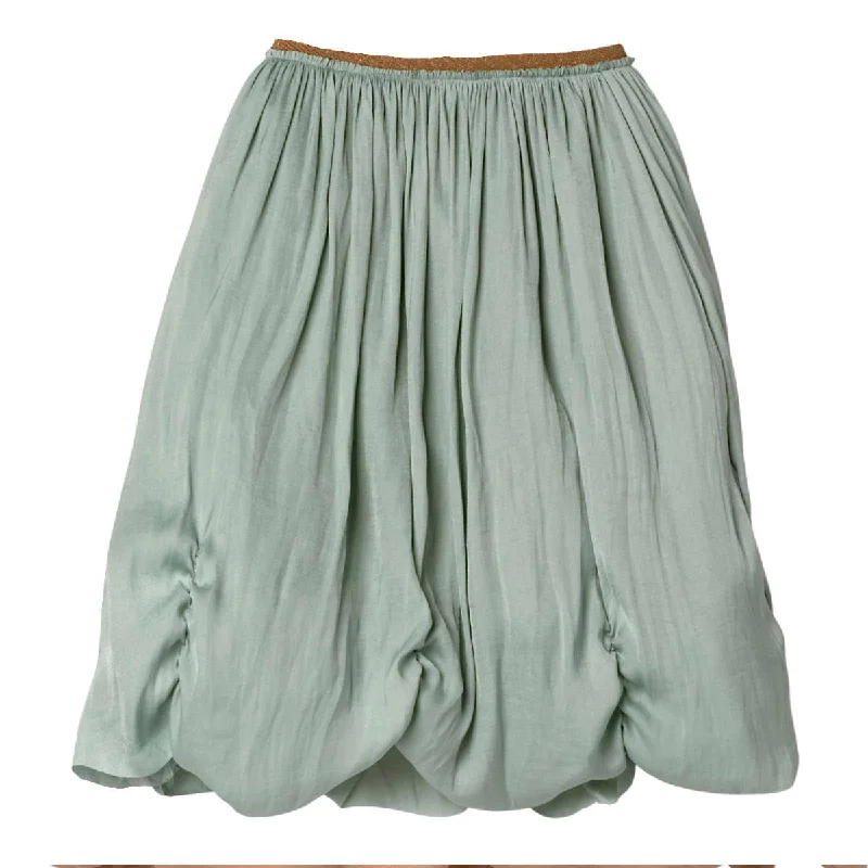 Maileg Princess Skirt, Mint leather skirt sleek
