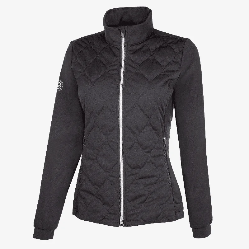 Leora - Windproof and water repellent golf jacket Nylon Fabric Polyester Fabric Spandex Fabric