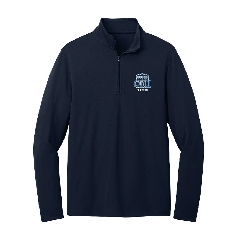 Old Dominion - NCAA Women's Basketball : Mariah Clayton - Lightweight Quarter Zip Jacket
