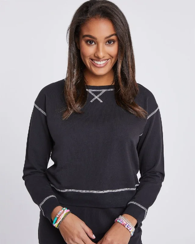 Jada Thermal Pullover Sabrina Neck Pullover