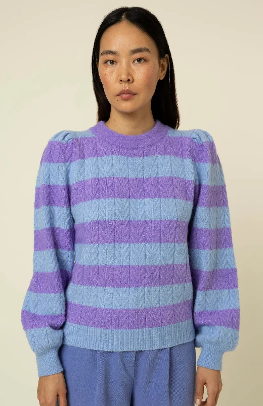 FRNCH - Neve Sweater Turtle Neck Boat Neck Asymmetrical Neck