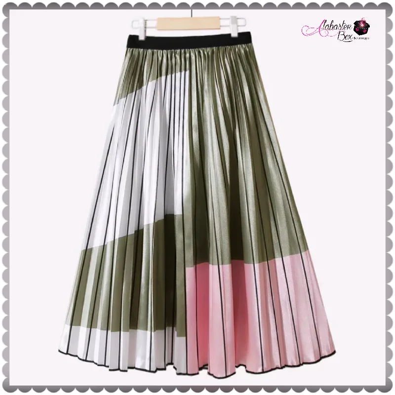 The "Ivy League" Skirt 🐸⚪️💕 (Stock Update) patchwork skirt art