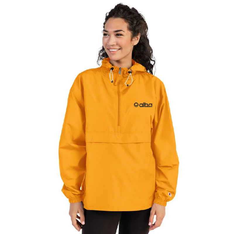 Women's Packable Jacket Zippered Front Buttoned Front Snap Front