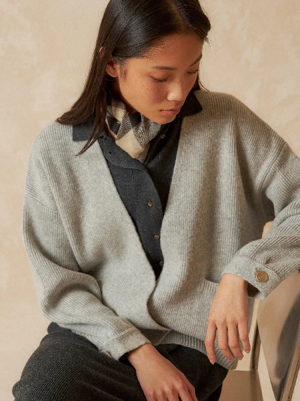 Cross Knit Jacket Grey Faux Fur Jacket Real Fur Jacket Shearling Jacket