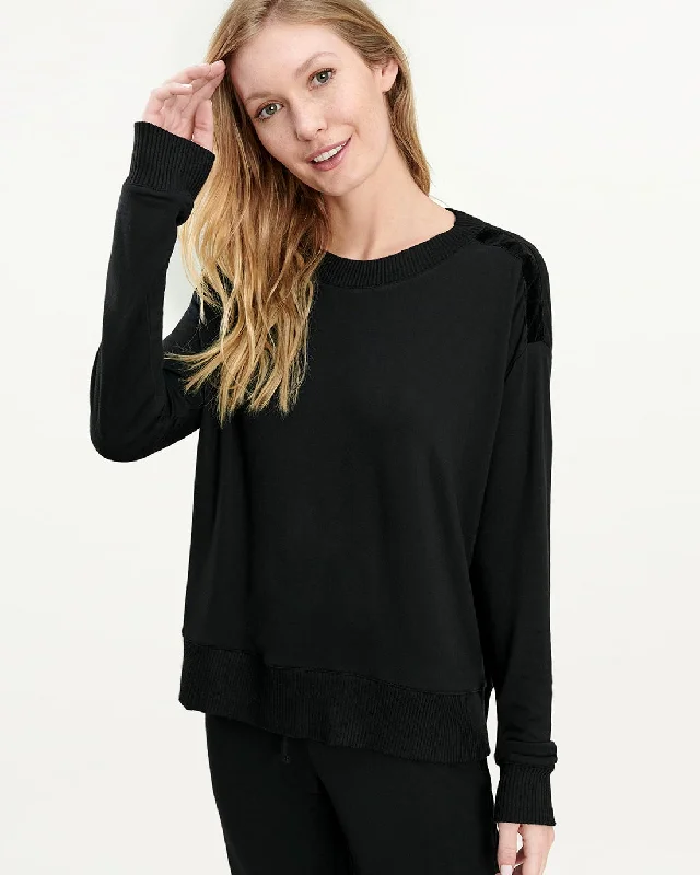 Supersoft Moonstone Pullover Peter Pan Collar