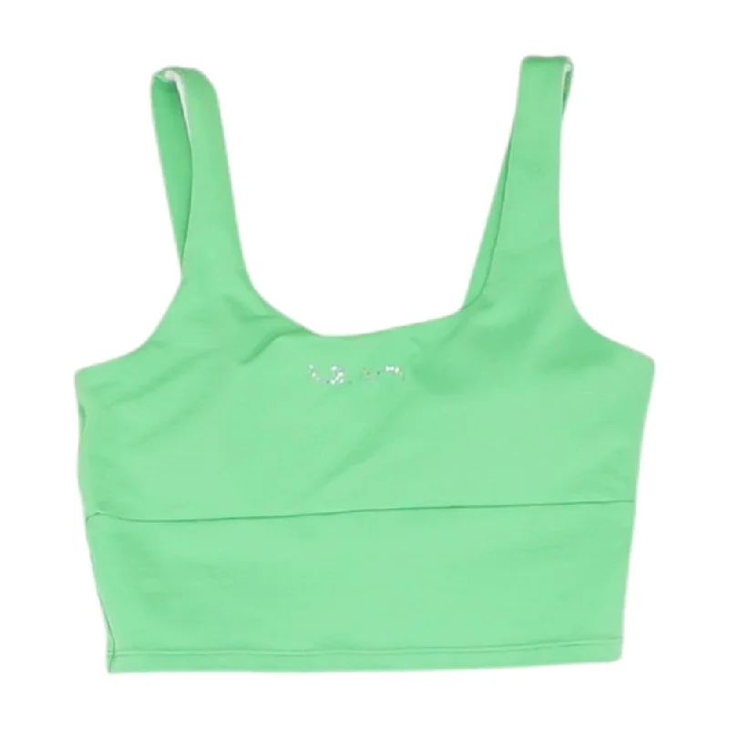 Neon Green Solid Active Tank tie dye tank