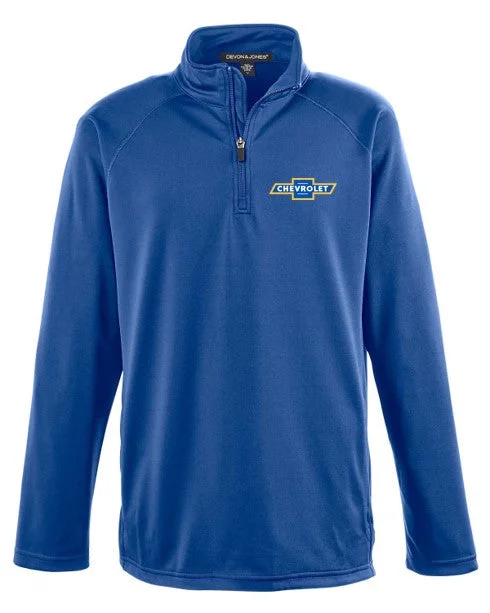 Chevrolet 40's Athletic 1/4 zip Pullover Jacket Crew Neck Wool