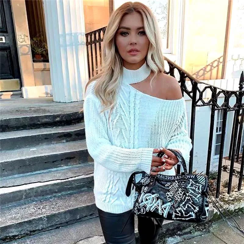 Women Sweaters Winter Sweater Ladies Blouse Tops Shirts Wool Fabric Cashmere Fabric Tweed Fabric