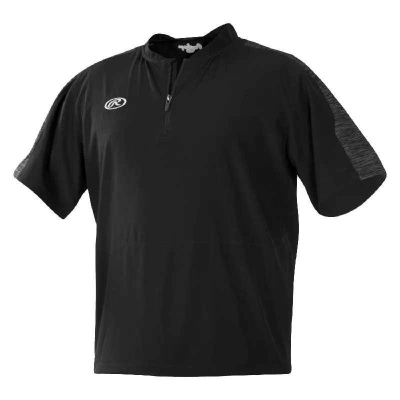 Rawlings Launch Youth Short Sleeve Cage Jacket YLNCCJ Satin Jacket Silk Jacket Chiffon Jacket