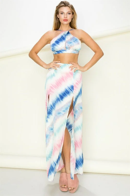 ISLAND HOPPING SKIRT silk skirt sleek