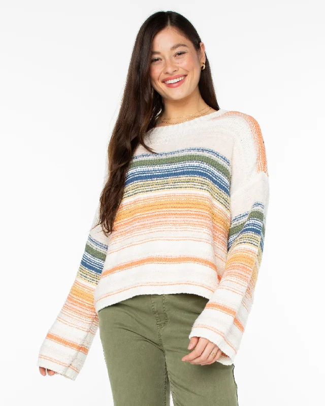 Bread and Jam Sweater- Bright White Solid Print Embellished