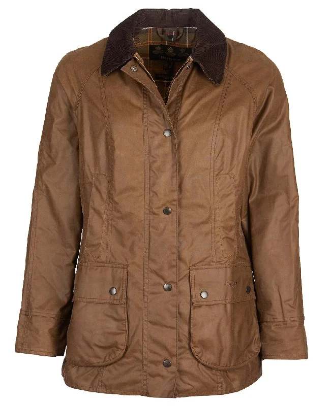 W's Waxed Beadnell Jacket Oversized Jacket Tailored Jacket Straight Jacket