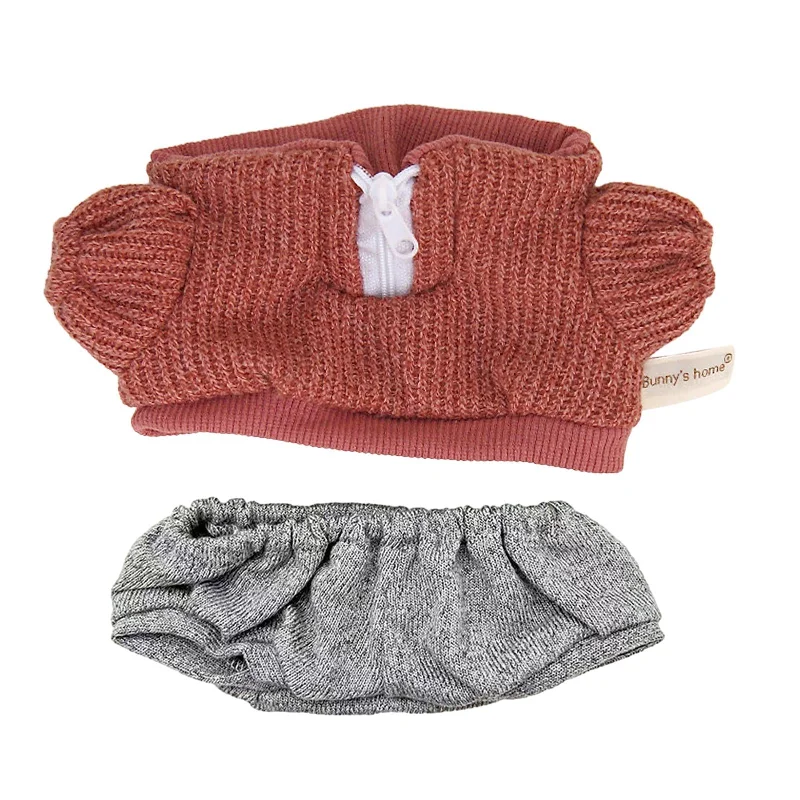 Maxbell Plush Doll Clothes Set Dress up for Little Girls Movie Doll Clothes Knitting Pullover Oblong Neck Pullover