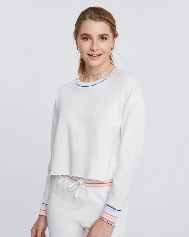 Charli Pullover Scalloped Neck Pullover