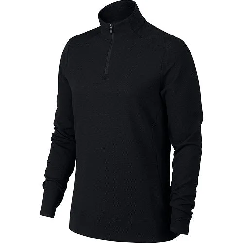 Nike Women's Nike Drifit Uv Quarter Zip Pullover Boxy Neck Sweater
