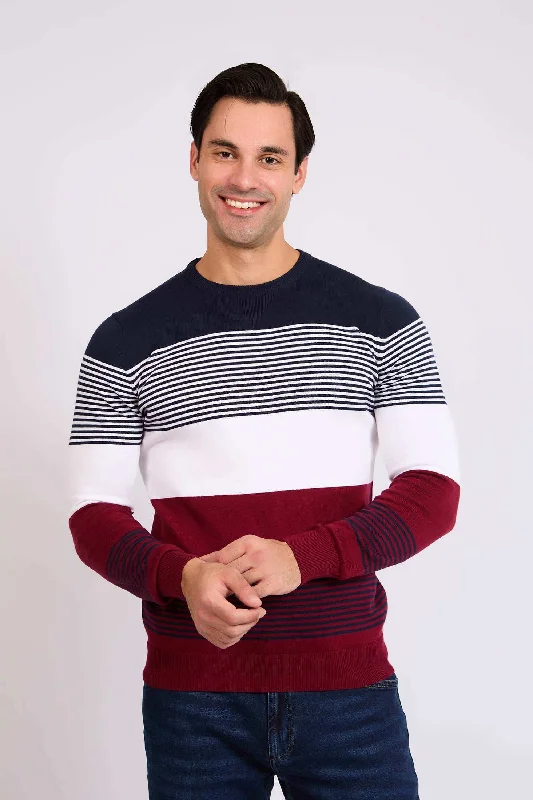 Men Regular Fit Pullover - Red One Shoulder Top