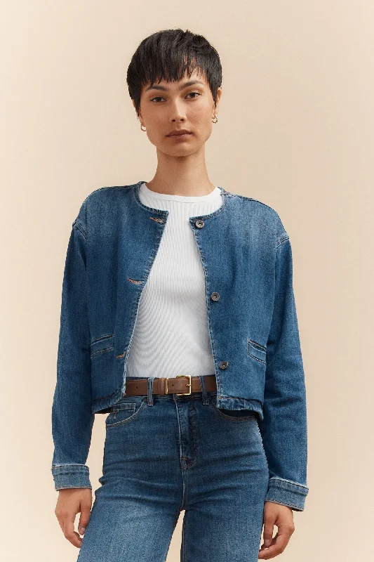 Casual denim jacket Print Jacket Jacquard Jacket Embroidered Jacket